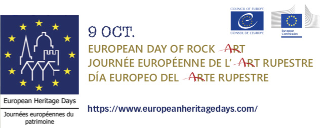 European Day Of Rock Art Logos