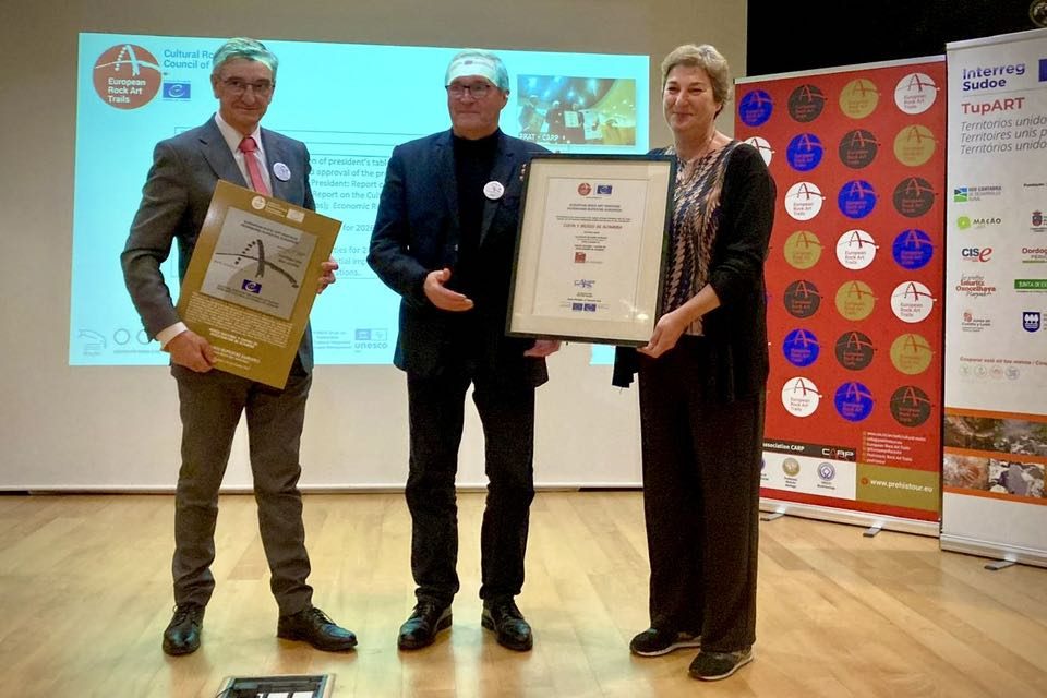 The Altamira Museum receives the ERAH Seal of the Council of Europe's Cultural Route 'Prehistoric Rock Art Trails'