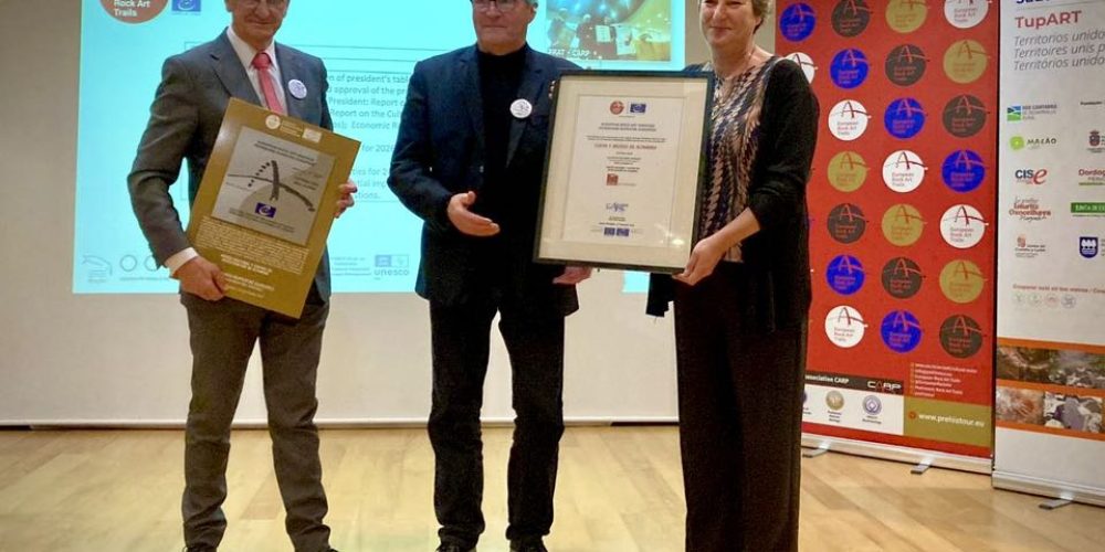 The Altamira Museum receives the ERAH Seal of the Council of Europe’s Cultural Route ‘Prehistoric Rock Art Trails’